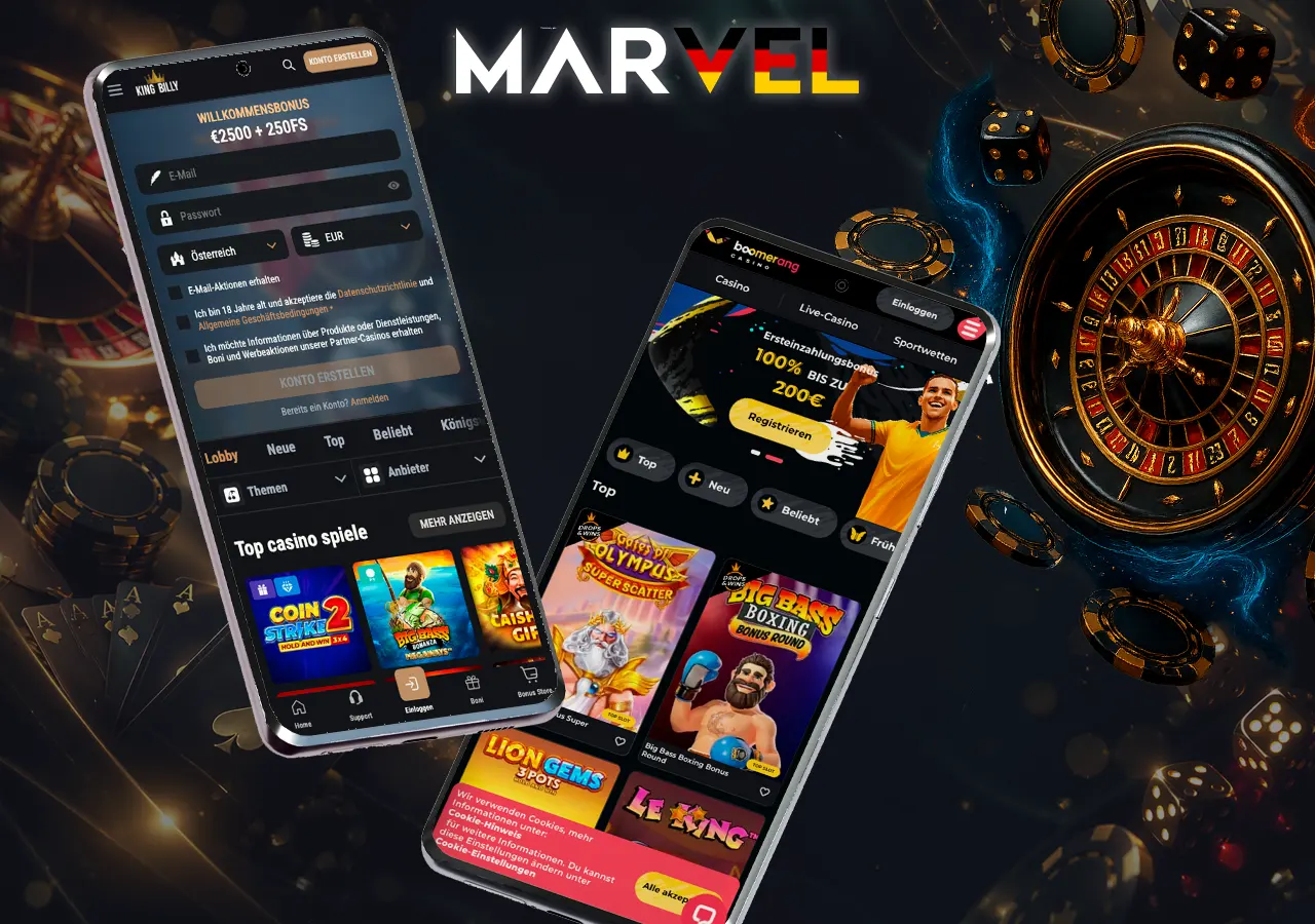 Alternativen zum Marvel Casino unter den Online-Casinos